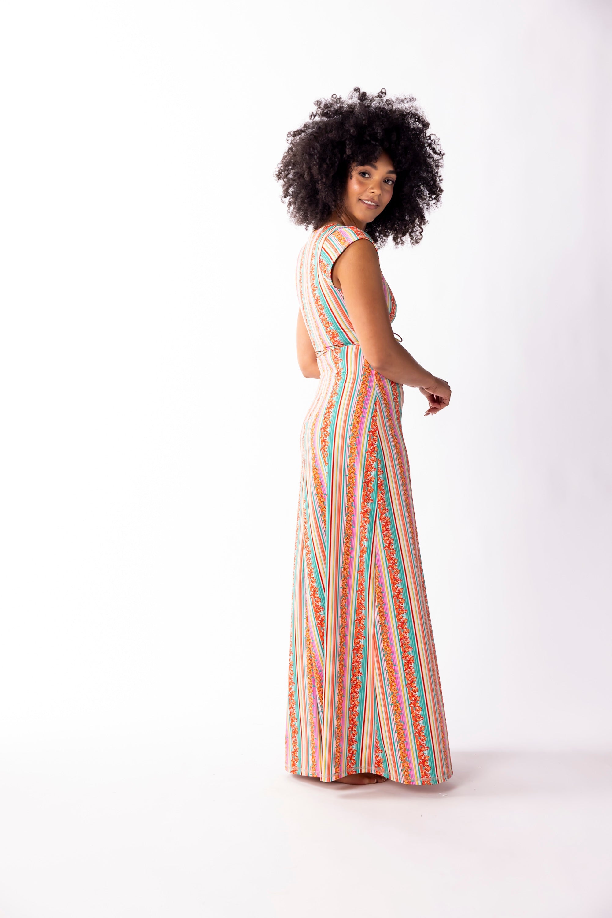 Vintage Miami Rockstar Maxi Dress