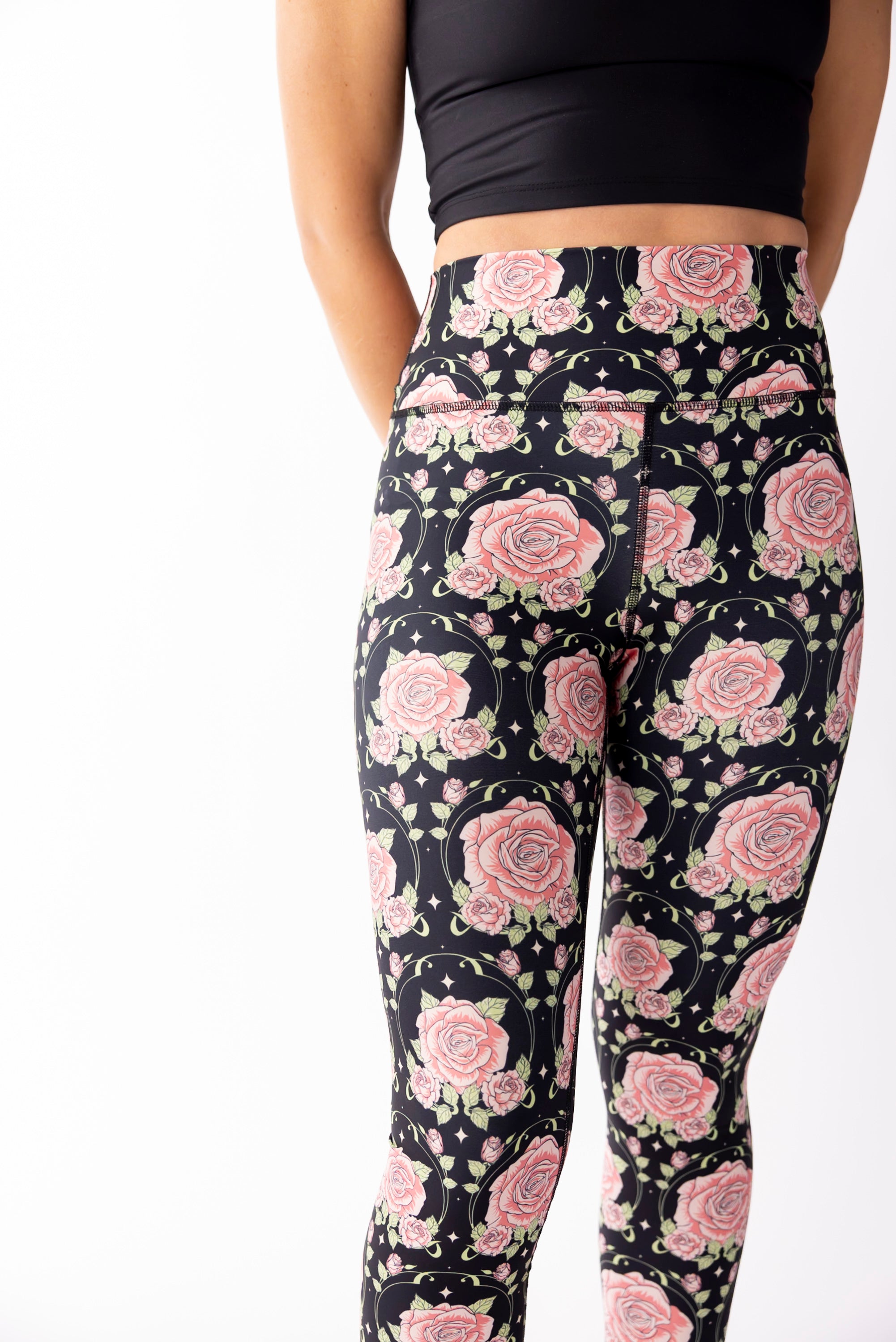Midnight Rose Leggings