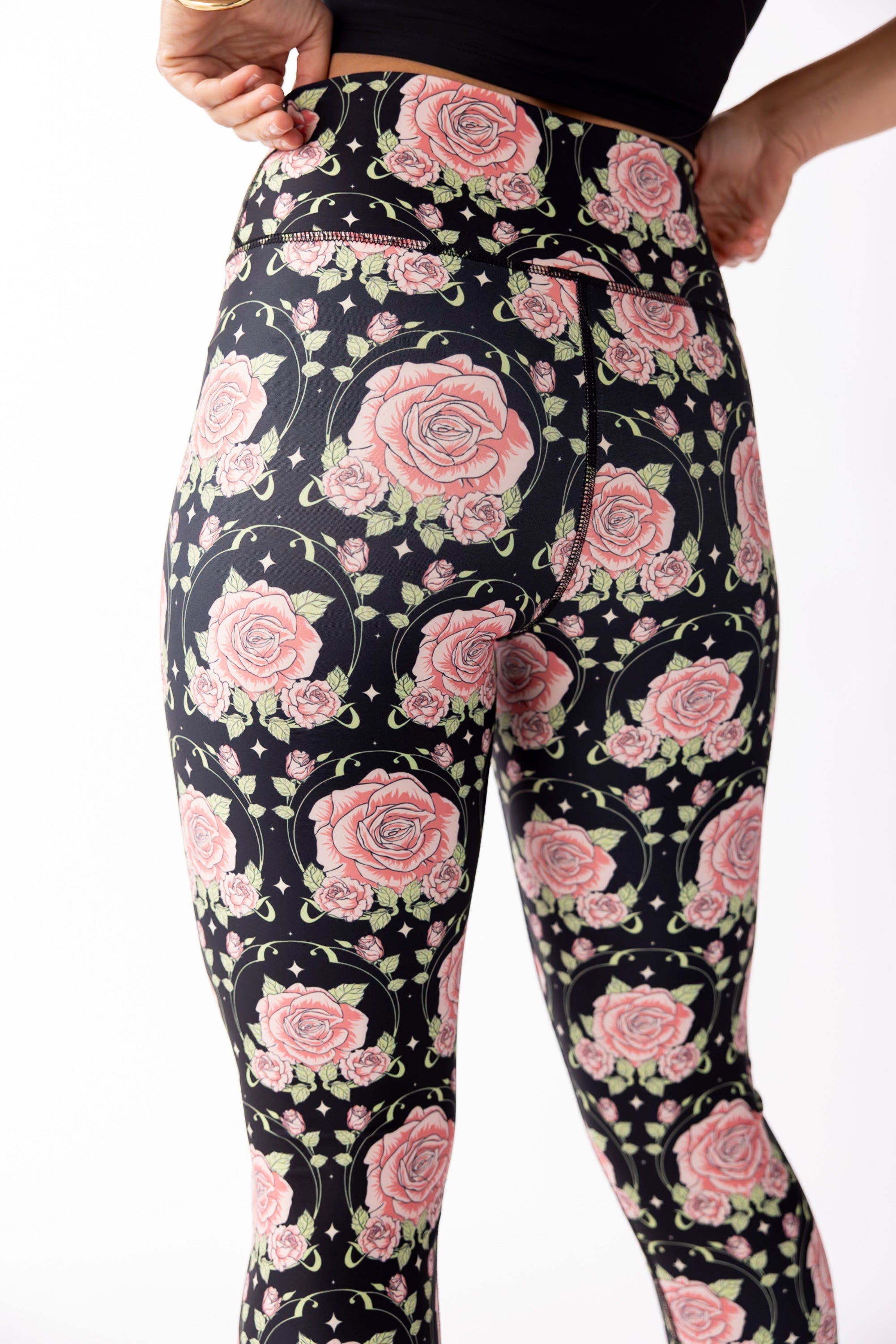Midnight Rose Leggings
