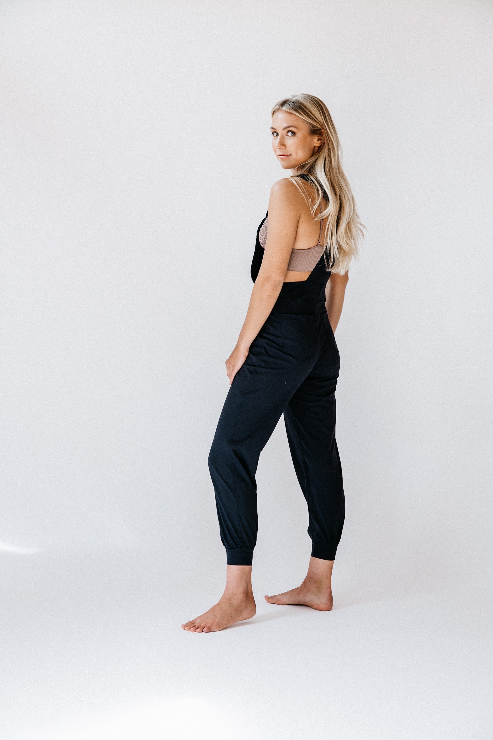 Black Overall Jumpsuit