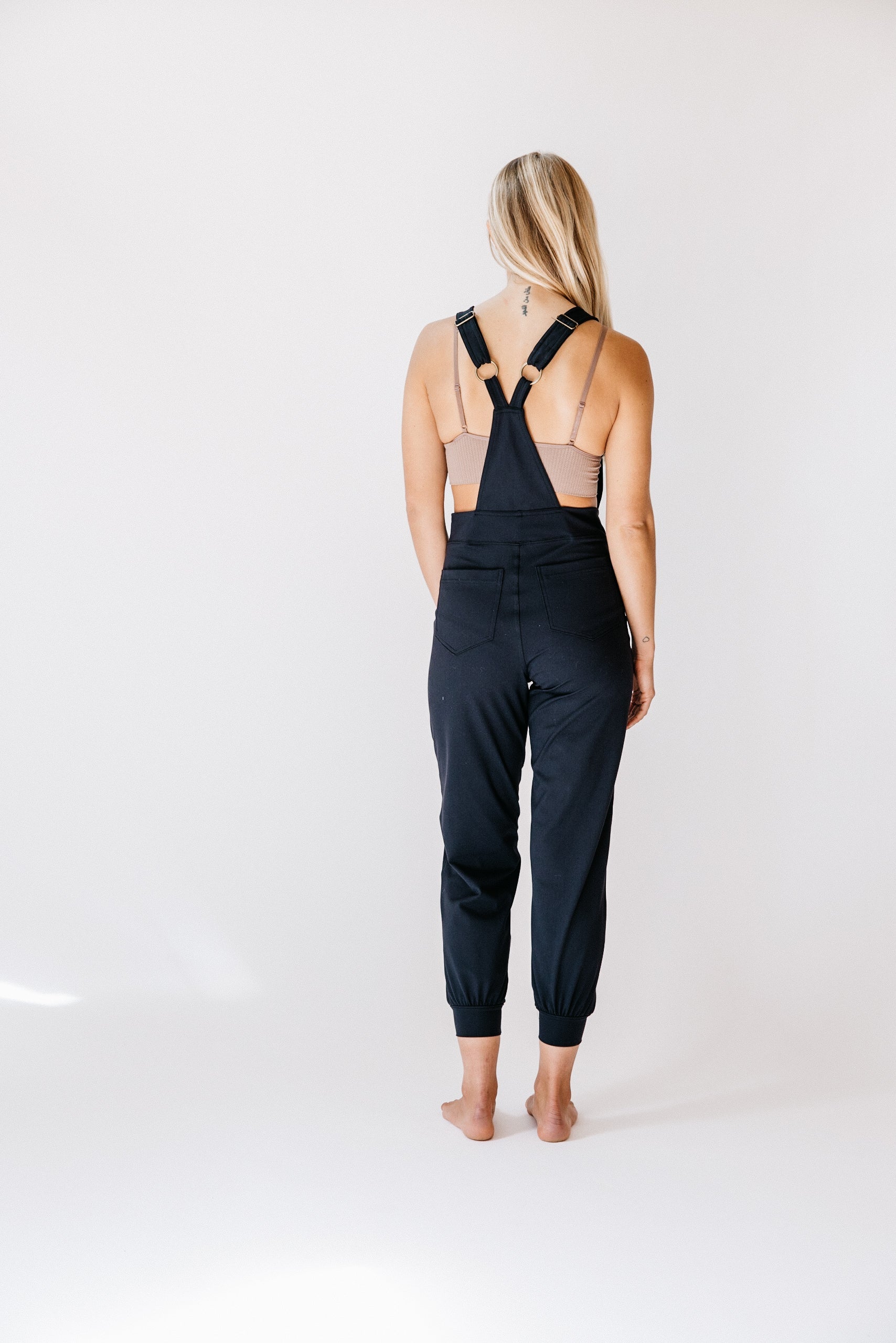 Black Overall Jumpsuit