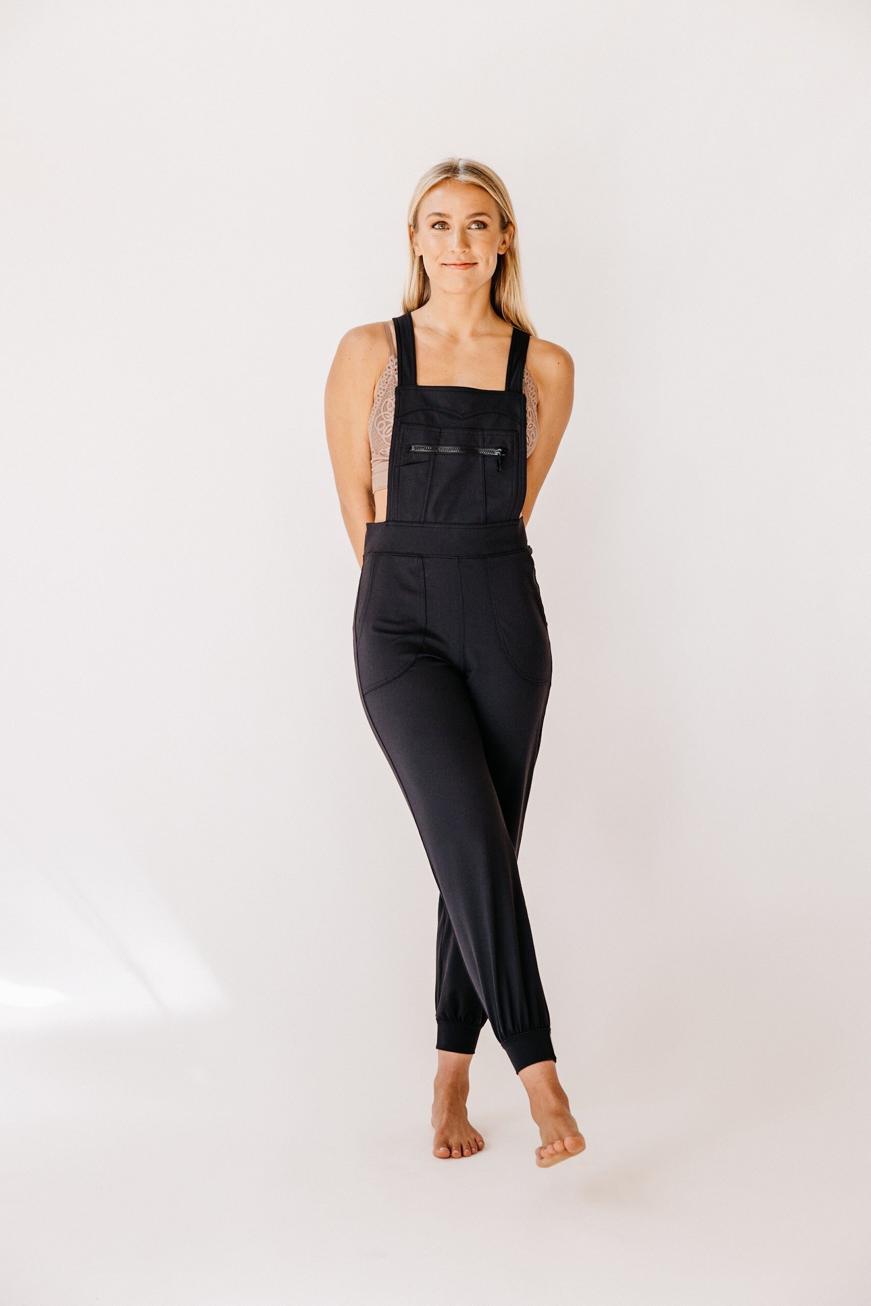 Black Overall Jumpsuit