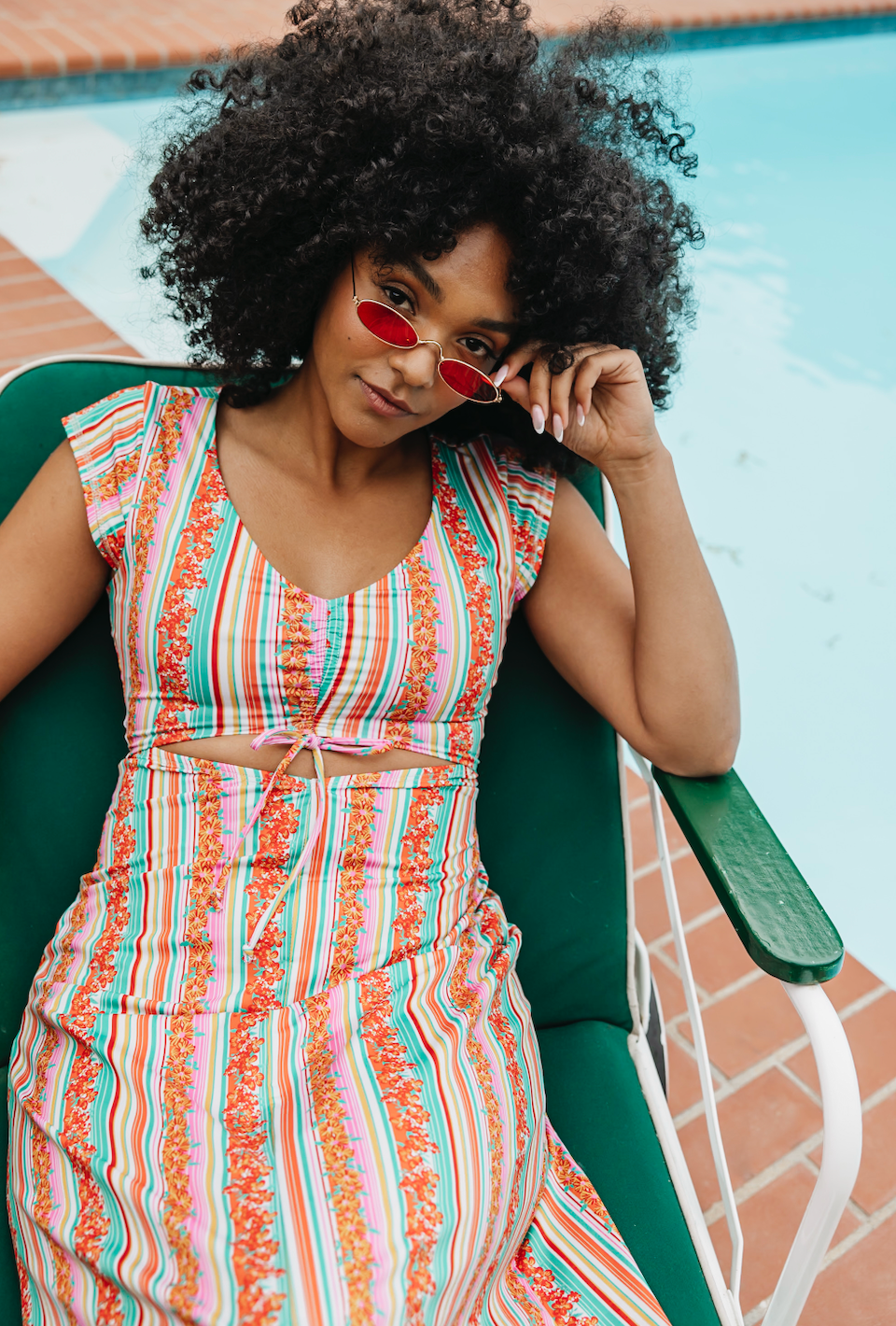 Vintage Miami Rockstar Maxi Dress