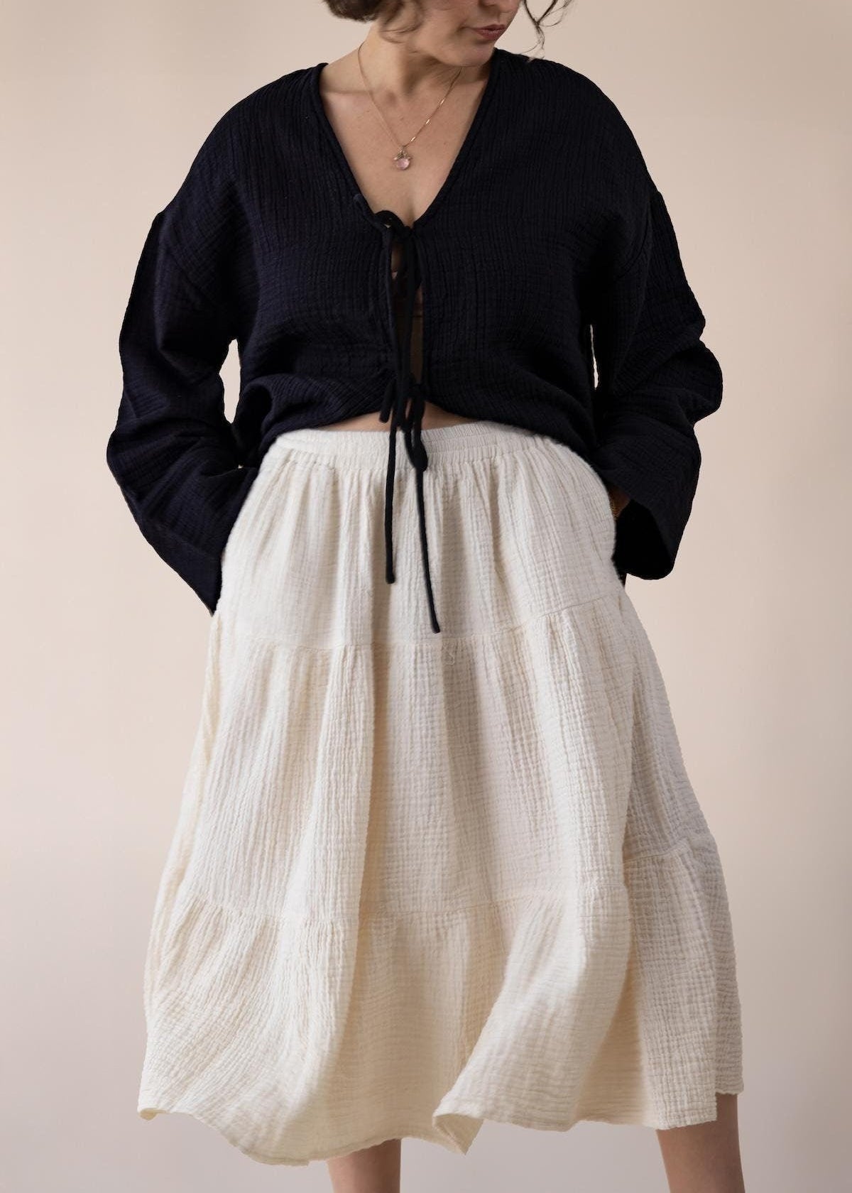 Cotton Dreams Midi Skirt